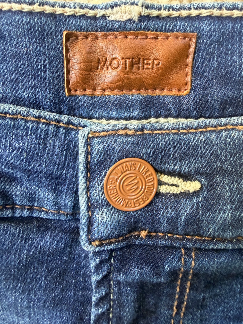 Mother - High Waisted Runway Jeans - Size 28 - Start Your Engines - 30” inseam - Picture 4 of 12